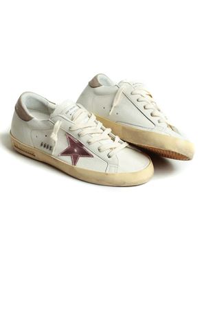 Super Star sneaker in white nappa leather GOLDEN GOOSE | GWF00101F00406511373